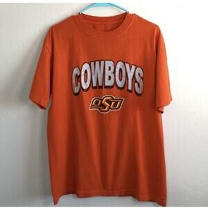 OSU Cowboys Approx Size Large Cotten Short Sleeve Tee Shirt Oklahoma Collegiate
